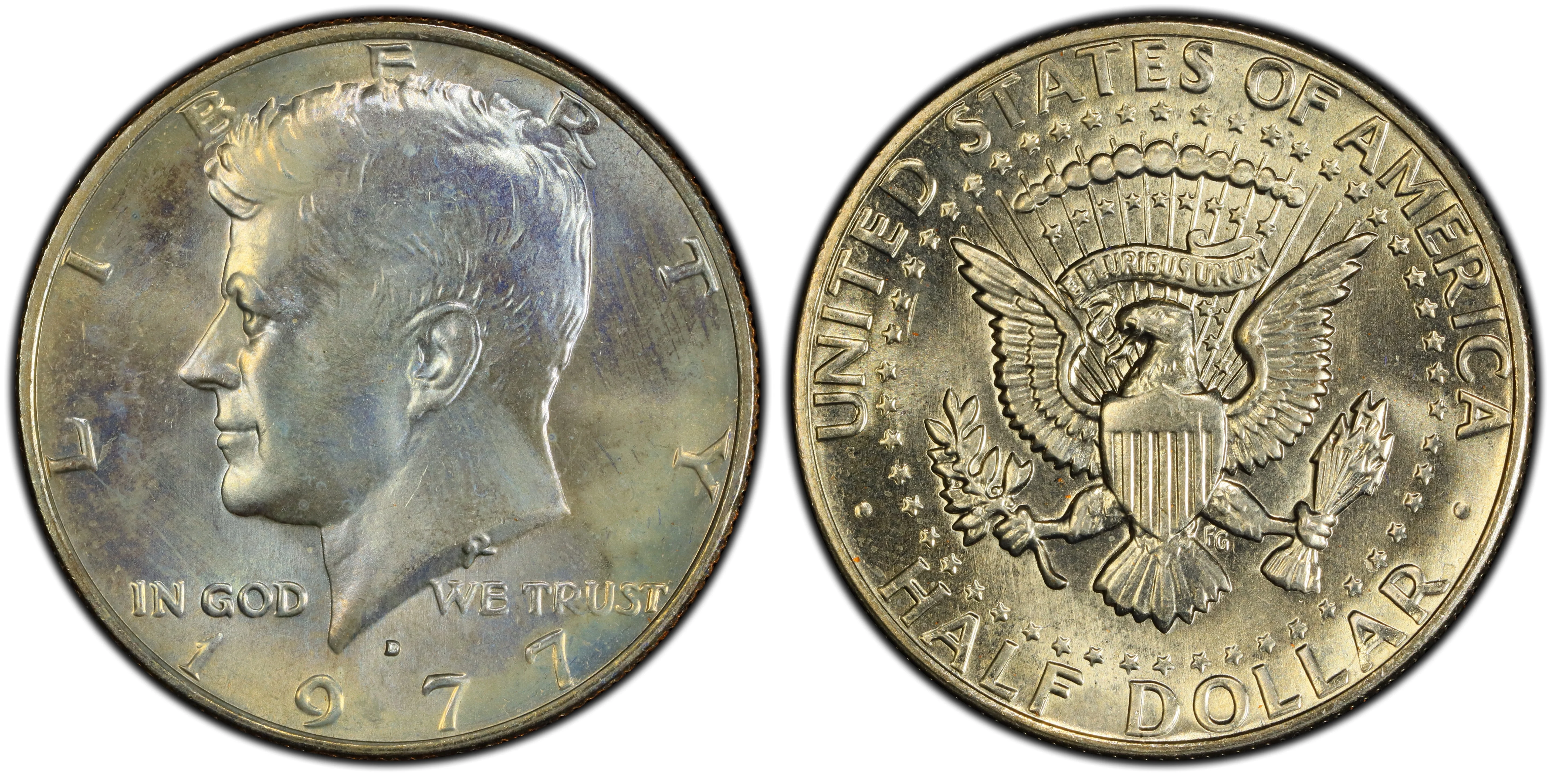 Kennedy Half Dollar 1977-D MS67+